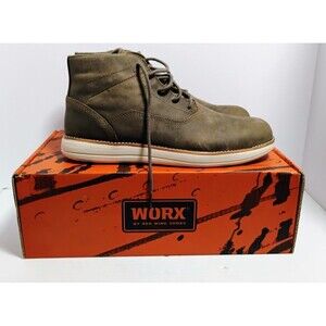 RED WING WORX SAFTEY TOE CHUKKA ZINC  MENS WORK BOOTS SIZE 10.5 W2 5427 NIB